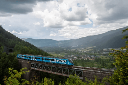 The FCH2RAIL hydrogen train project.