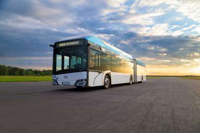 Hydrogen bus.