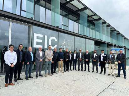 Representantes industriales de Brasil e India visitan el EIC